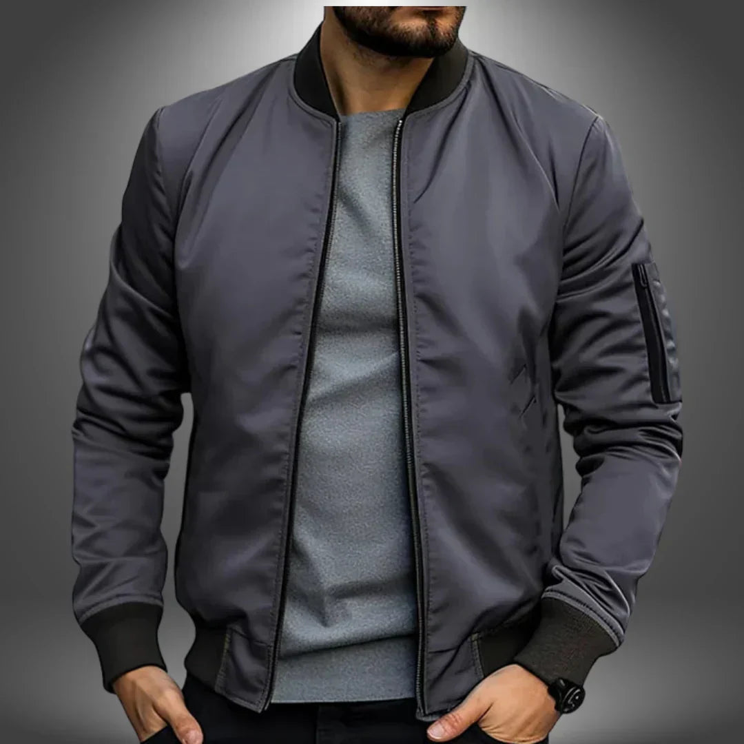 ModeGeist | Herren Leichte Bomberjacke – Lässiger Windbreaker