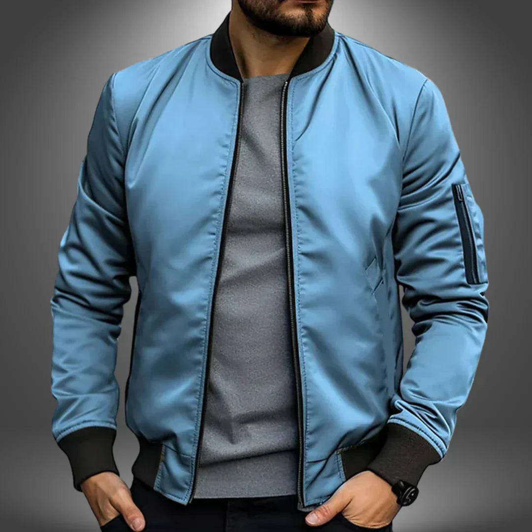 ModeGeist | Herren Leichte Bomberjacke – Lässiger Windbreaker
