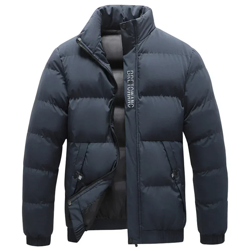 ModeGeist | Herren Winterjacke aus Haifischhautstoff