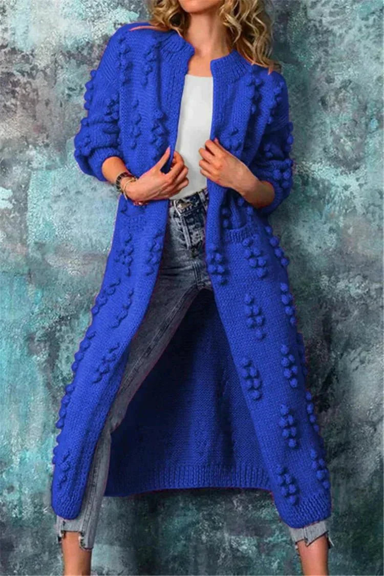 ModeGeist | Damen Strickjacke mit Strickmuster