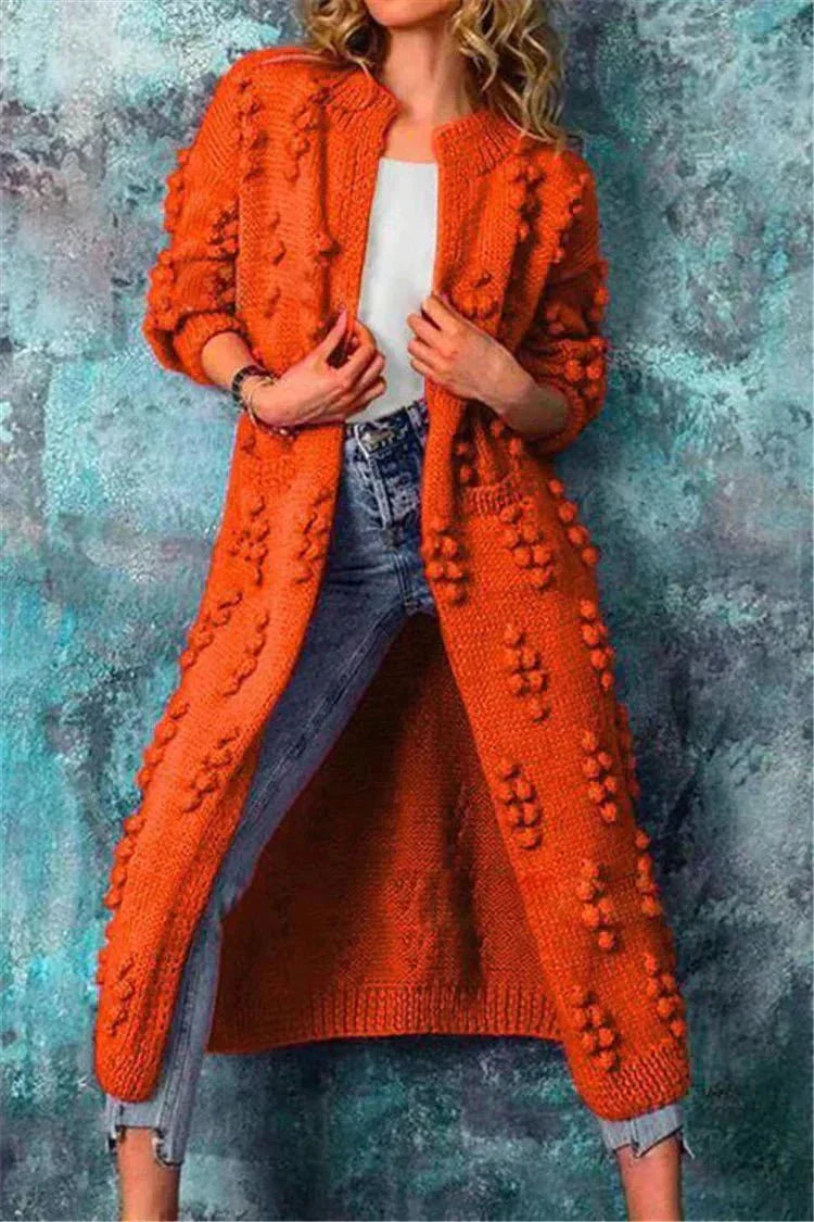 ModeGeist | Damen Strickjacke mit Strickmuster