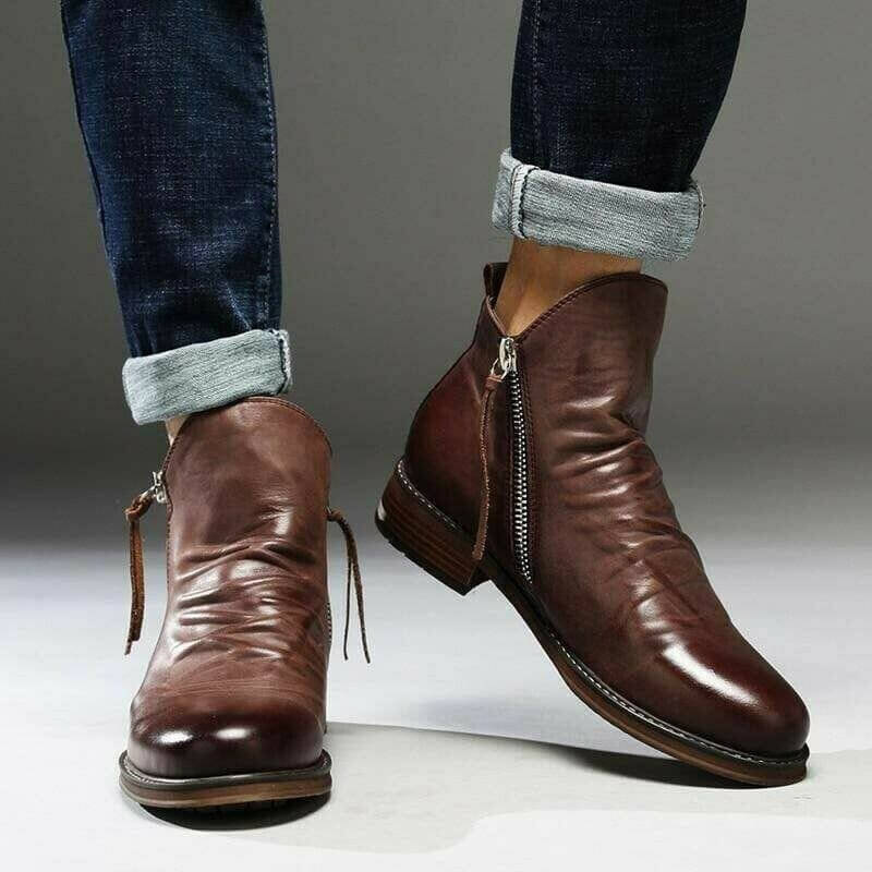 Edle Herren-Lederstiefel - Gru