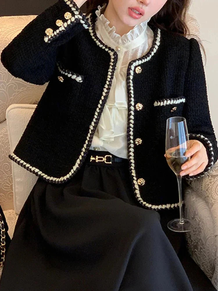 ModeGeist | Kurze Vintage für Frauen Knopf Unten