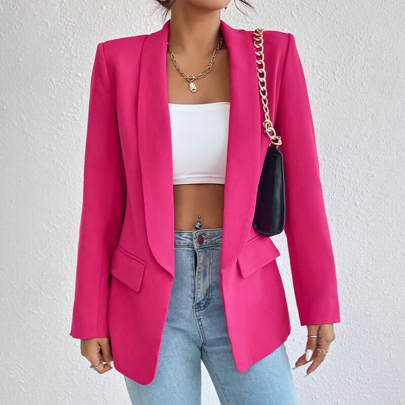 ModeGeist | Langarm Offene Front Blazer - Moderne