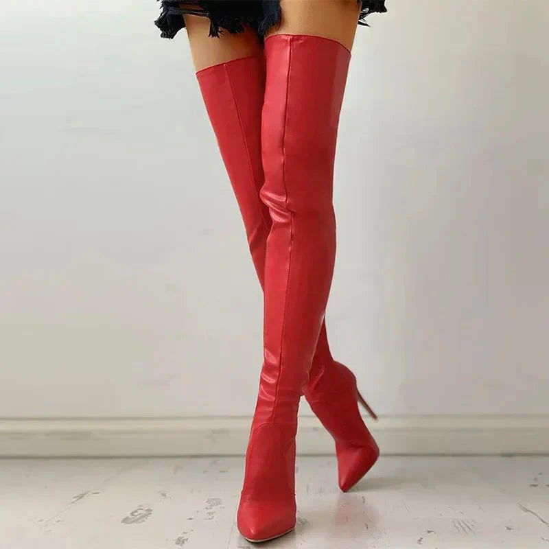 ModeGeist | Stiefel mit Stilettoabsatz für Damen Winter