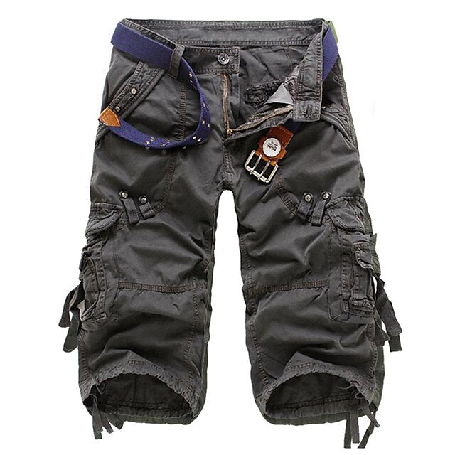 Sommer Cargoshorts für Herren mit vielen Taschen – Faustus