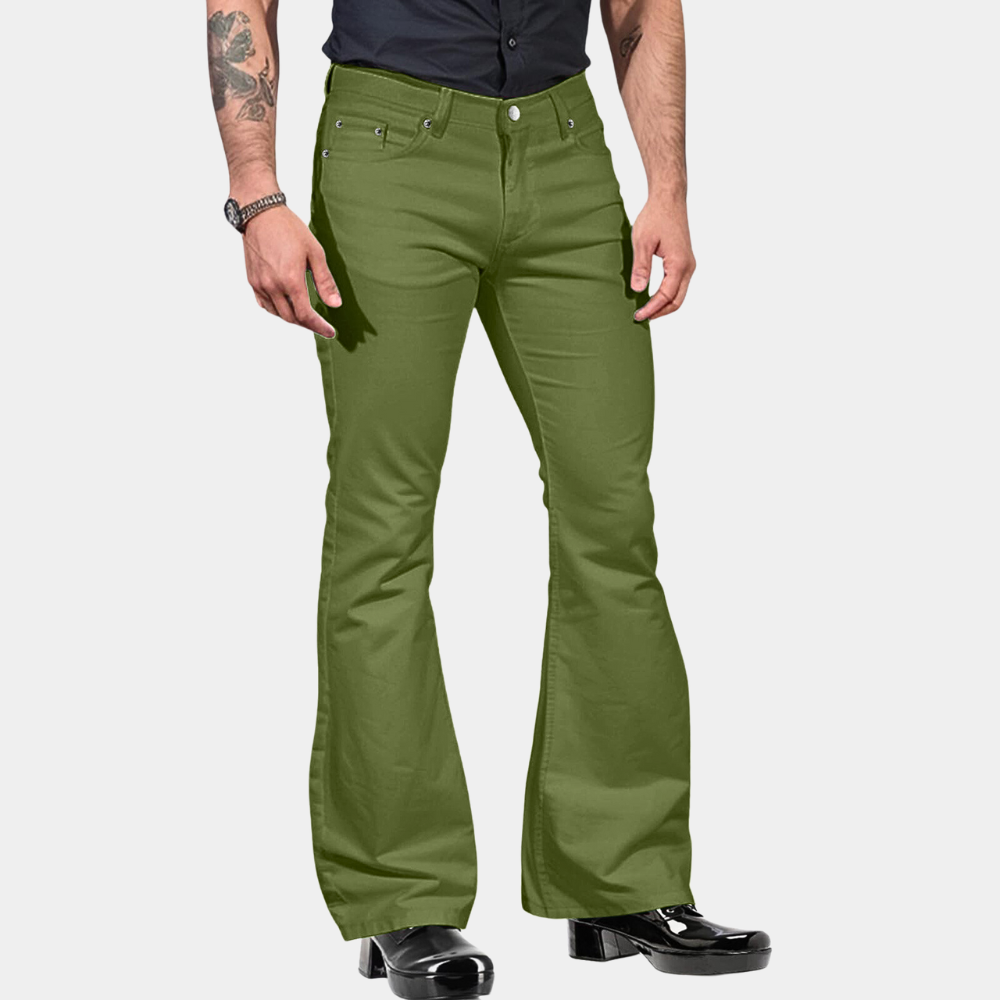 Coole Herren-Sommerhosen mit Schlag - Almaro