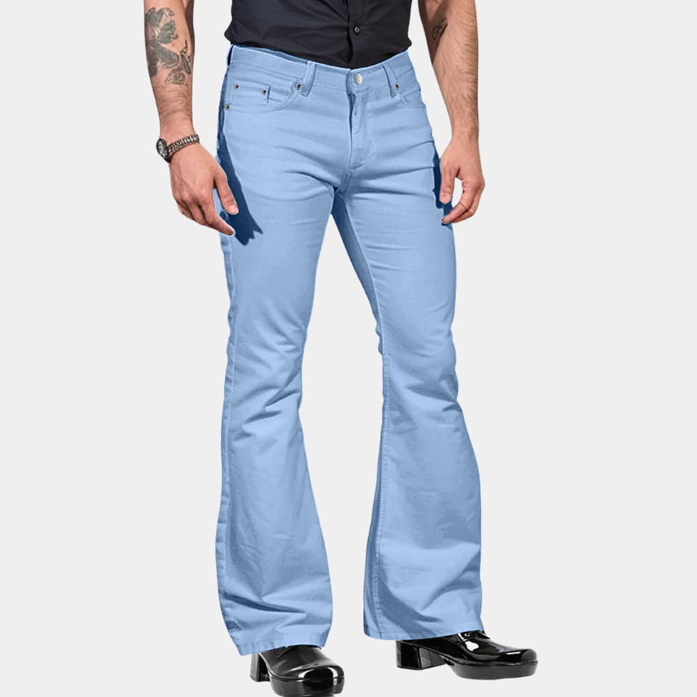Coole Herren-Sommerhosen mit Schlag - Almaro