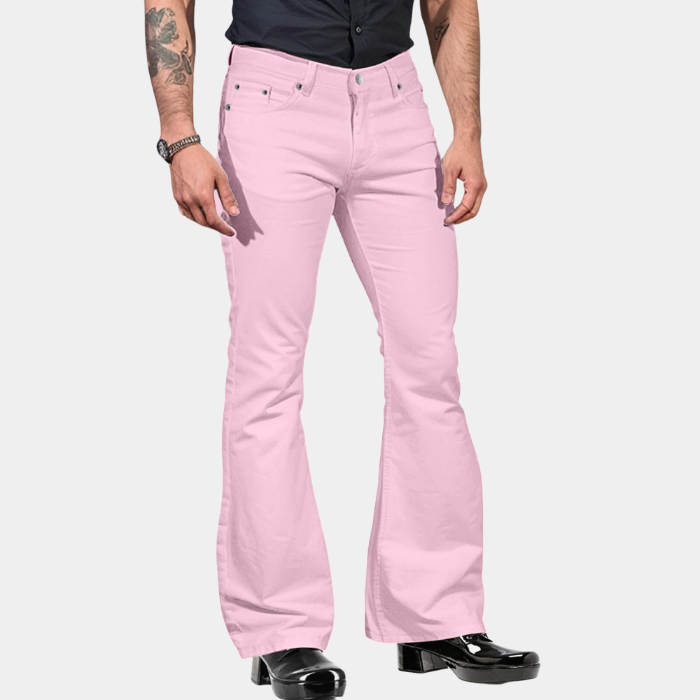 Coole Herren-Sommerhosen mit Schlag - Almaro