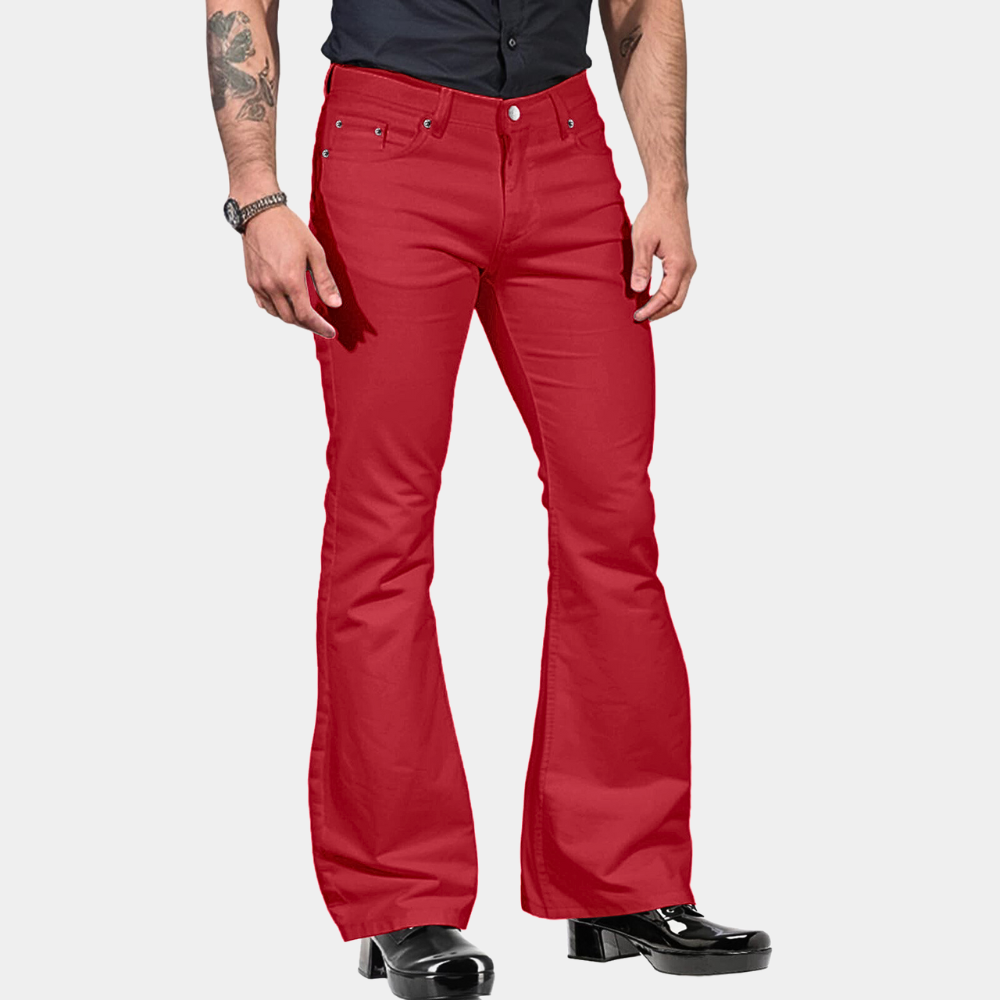 Coole Herren-Sommerhosen mit Schlag - Almaro