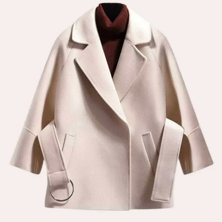 ModeGeist | Stylische Jacke mit Modischem Gürtel für Damen