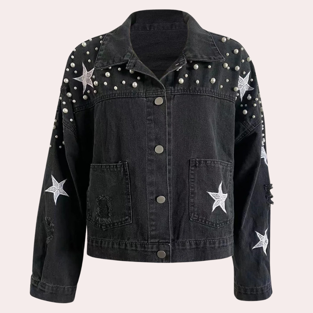 ModeGeist | Moderne Jeansjacke für Damen für den Herbst