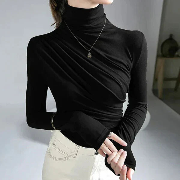 ModeGeist | Falten Rollkragenpullover