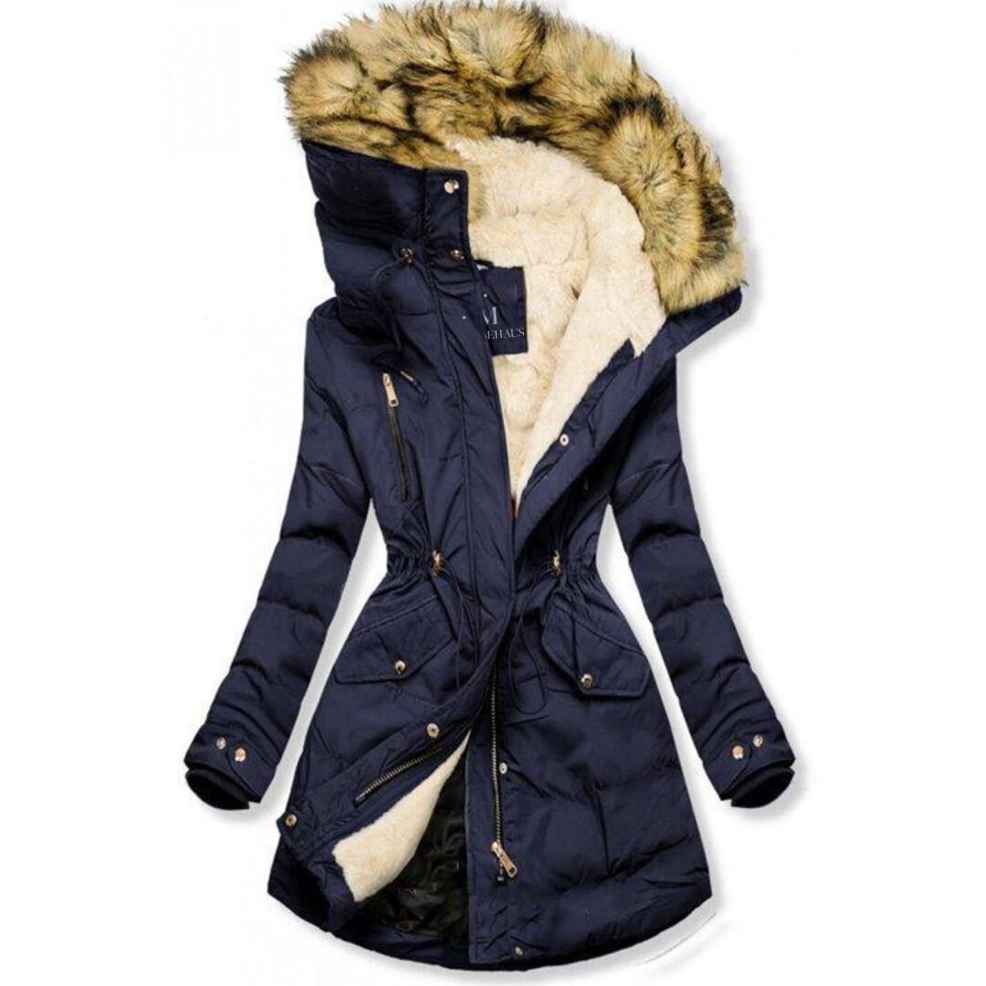 ModeGeist | Gepolsterte Jacke mit Warmem Plüschfutter