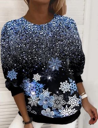 Elegant Aira Christmas Sweatshirt