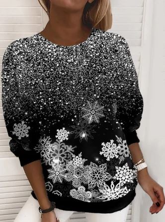 Elegant Aira Christmas Sweatshirt