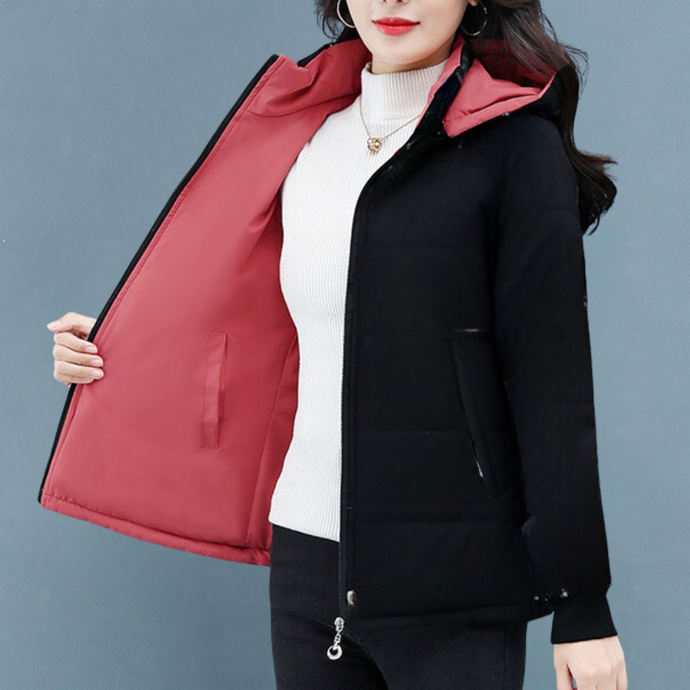 ModeGeist | Moderne Wendbare Winterjacke für Frauen