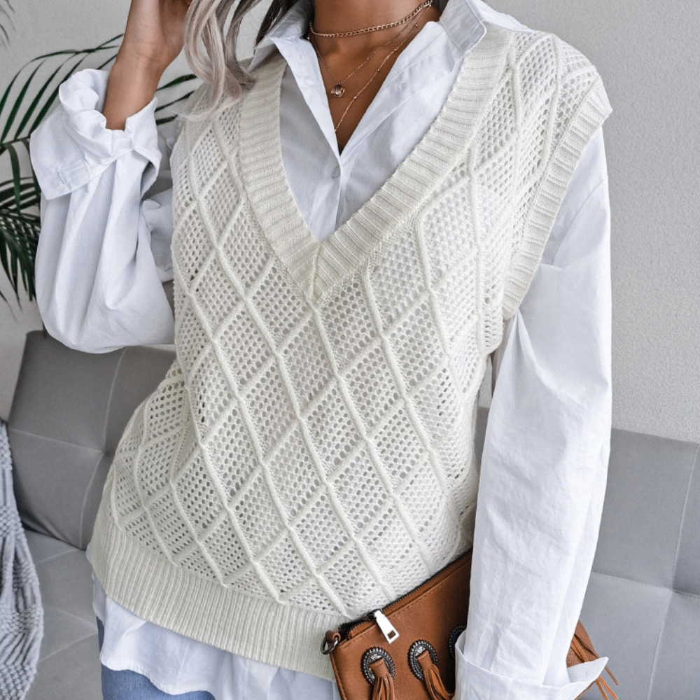 ModeGeist | Trendy Gestrickter Pullover für Damen