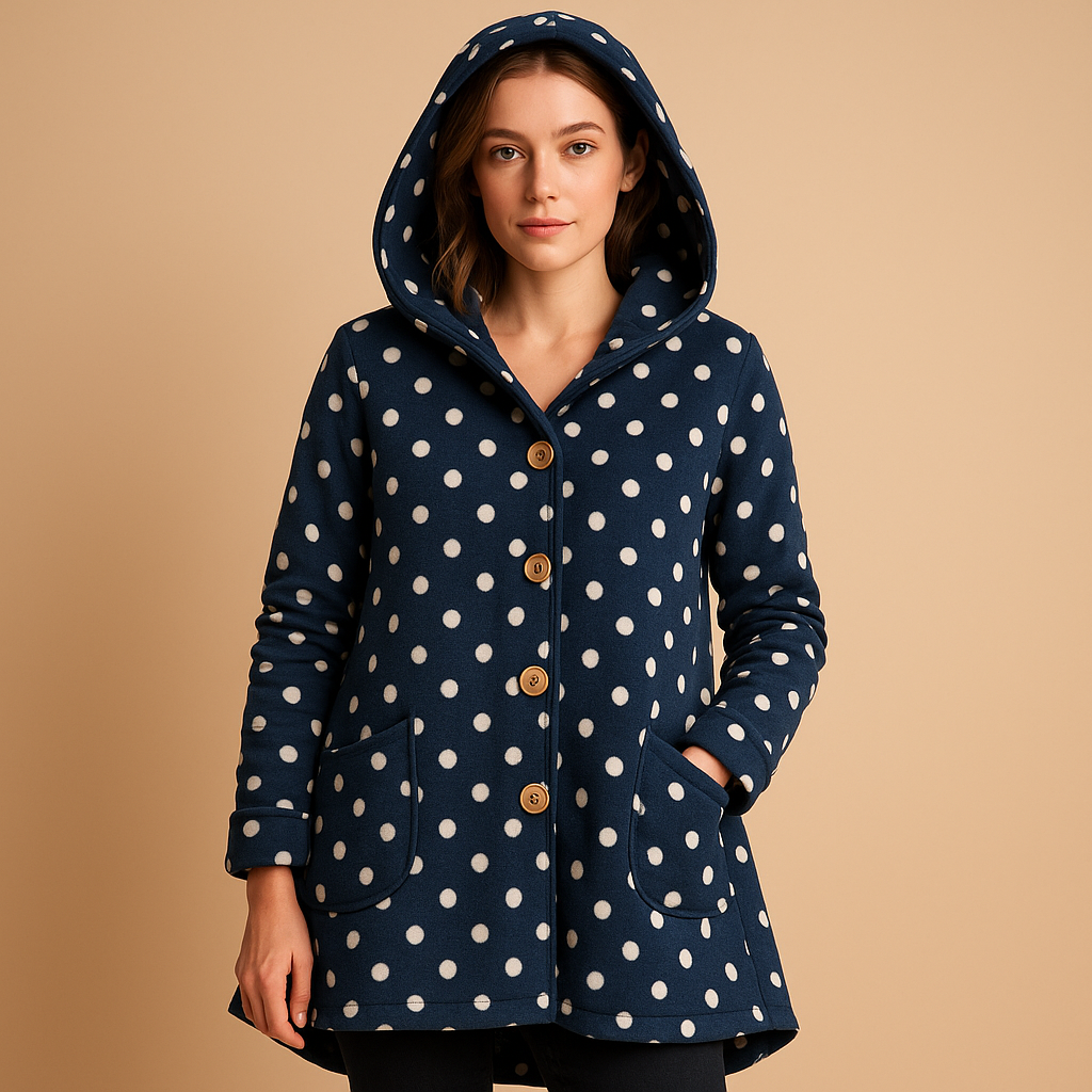 ModeGeist | Weiche Damen Teddyjacke mit Kapuze