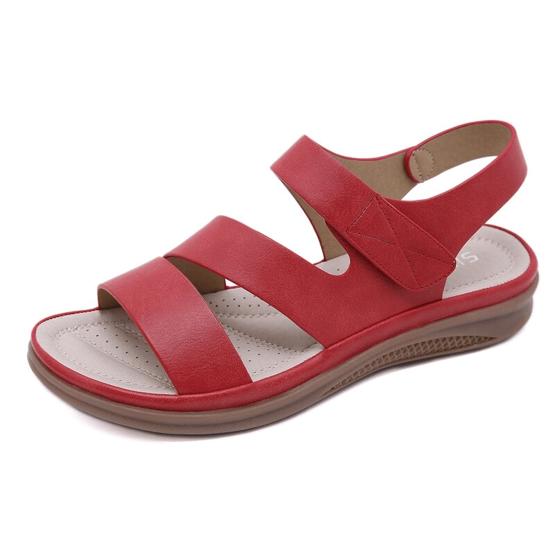 MODEGEIST Damen Keilsandalen Stützend Verstellbare Riemen