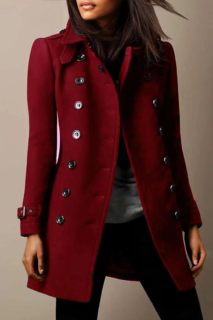 ModeGeist | Eleganter Langer Trenchcoat
