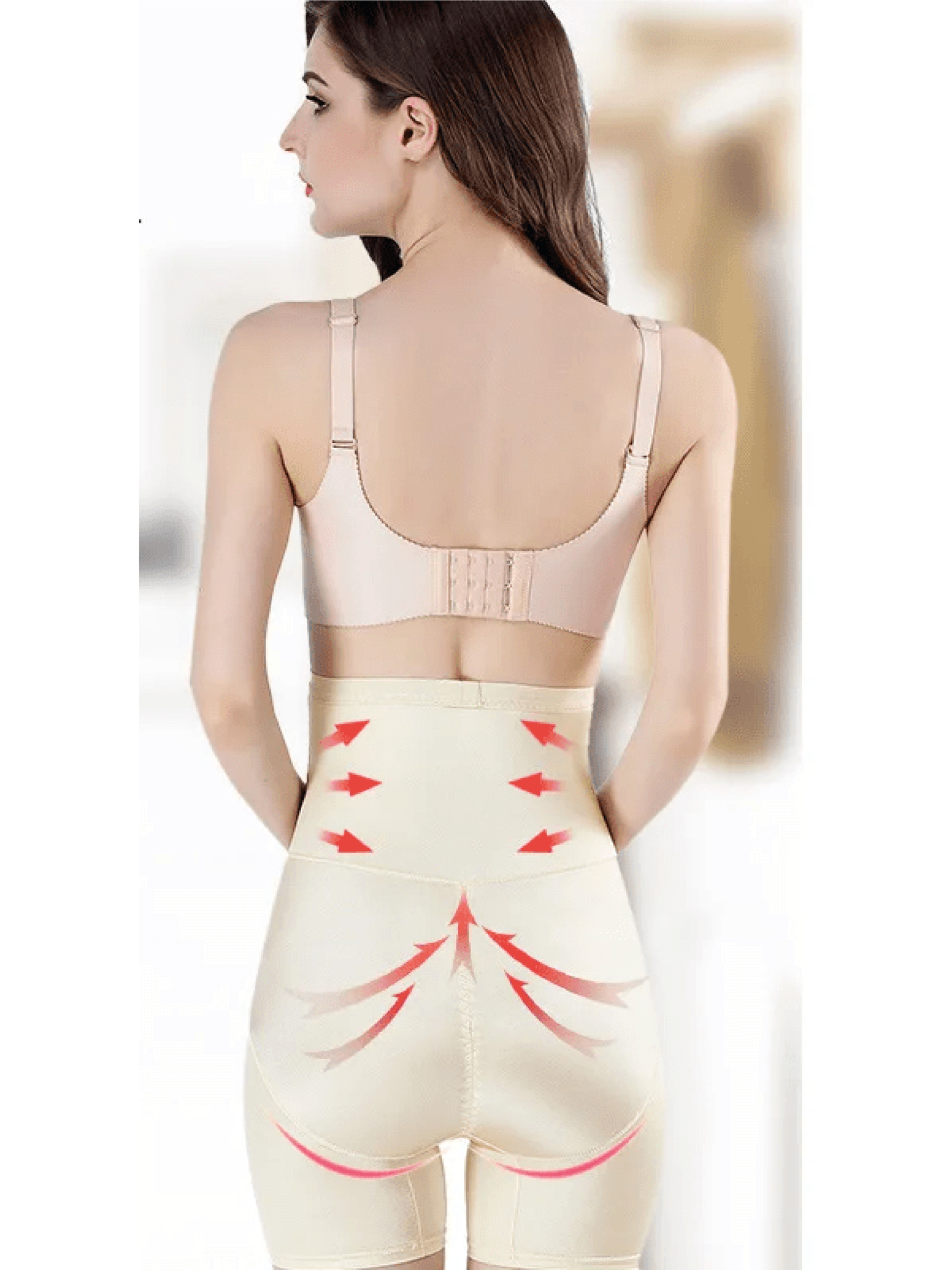 MODEGEIST Damen High-Waist Shapewear Kompression Bauchkontrolle Formend