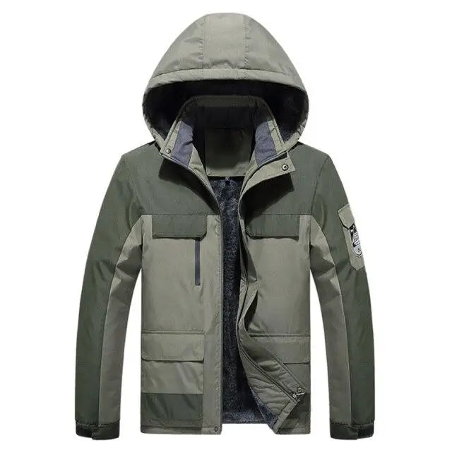 ModeGeist | Herren Parka - Military Green Windbreaker