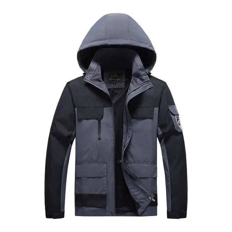 ModeGeist | Herren Parka - Military Green Windbreaker