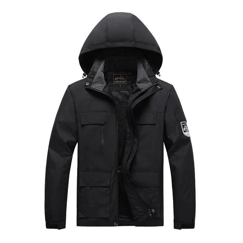 ModeGeist | Herren Parka - Military Green Windbreaker