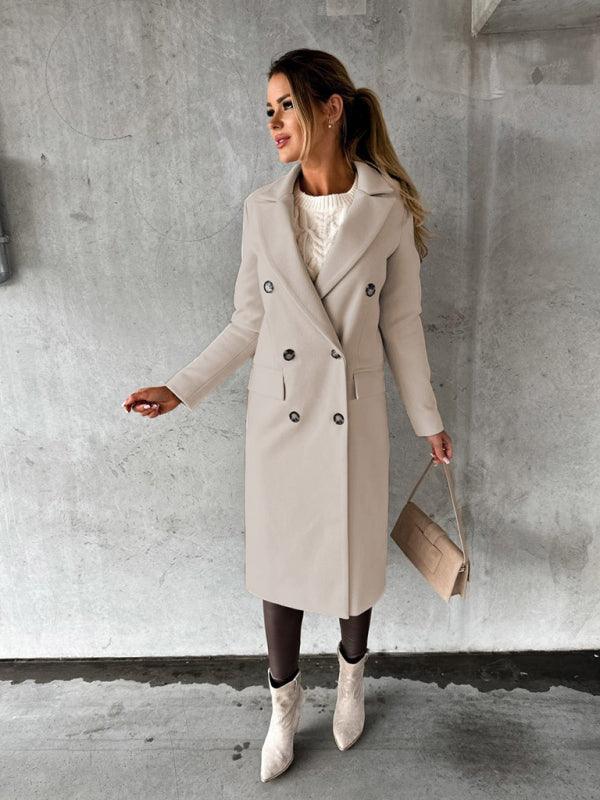 ModeGeist | Damen - Mantel – Eleganter City - Chic Mantel für Business und Freizeit