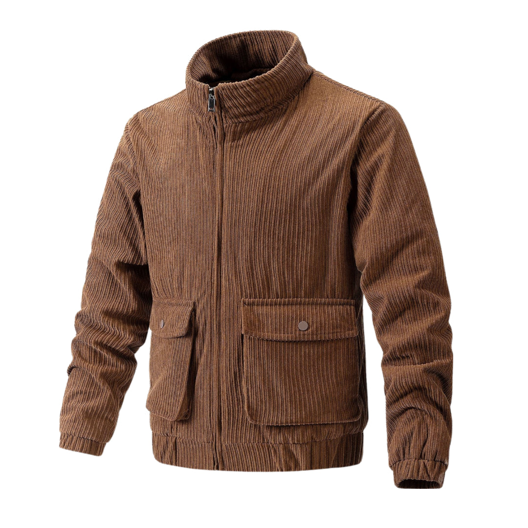 ModeGeist | Corduroy-Jack mit Reißverschluss