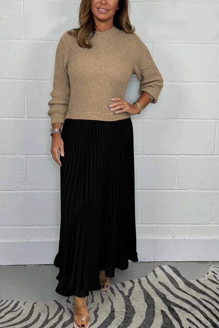 GUL langes Kleid im Pullover-Rock-Design