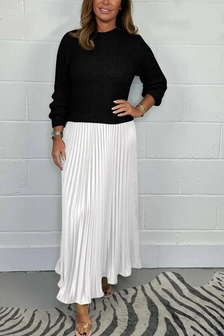 GUL langes Kleid im Pullover-Rock-Design