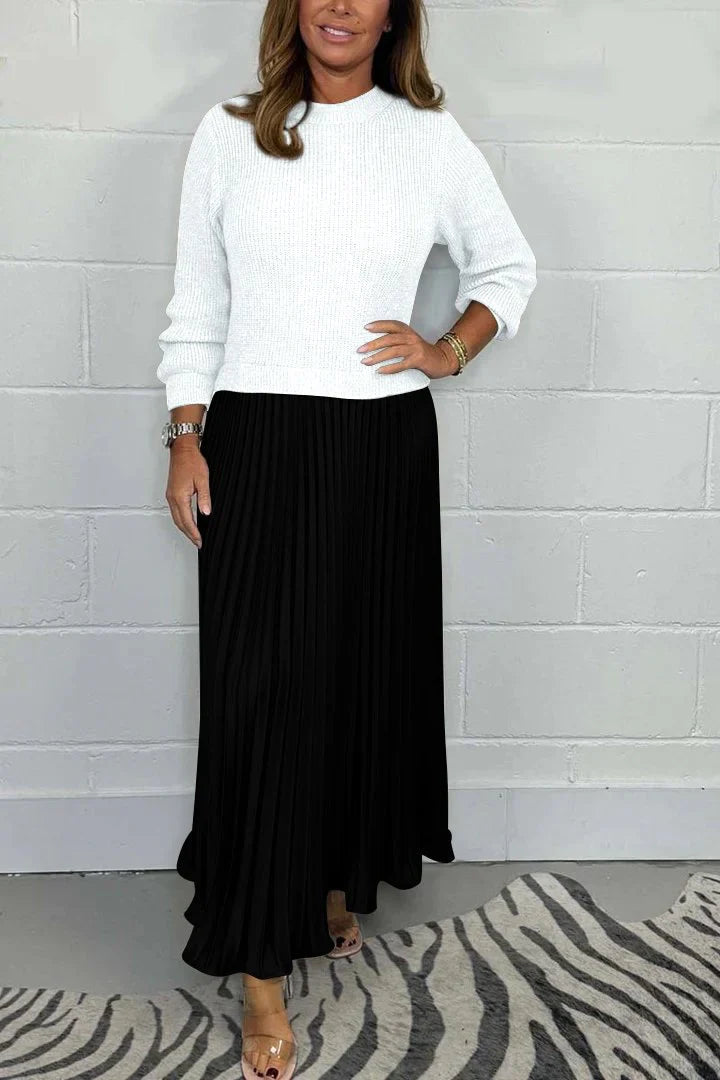 GUL langes Kleid im Pullover-Rock-Design