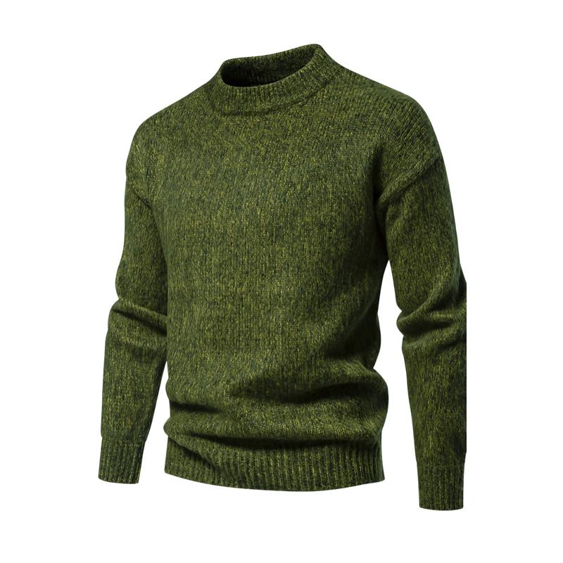 ModeGeist | Strickwollpullover Klassisches Design Warm und Bequem