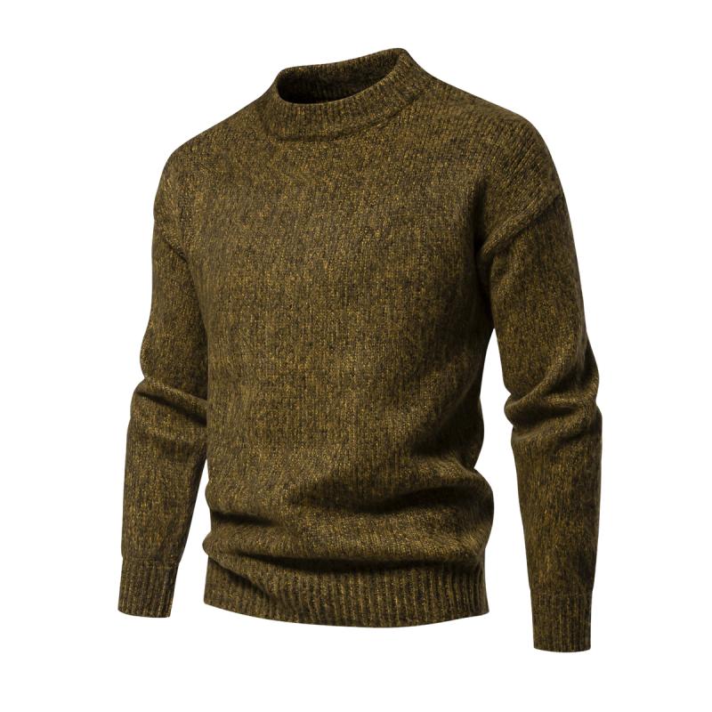 ModeGeist | Strickwollpullover Klassisches Design Warm und Bequem