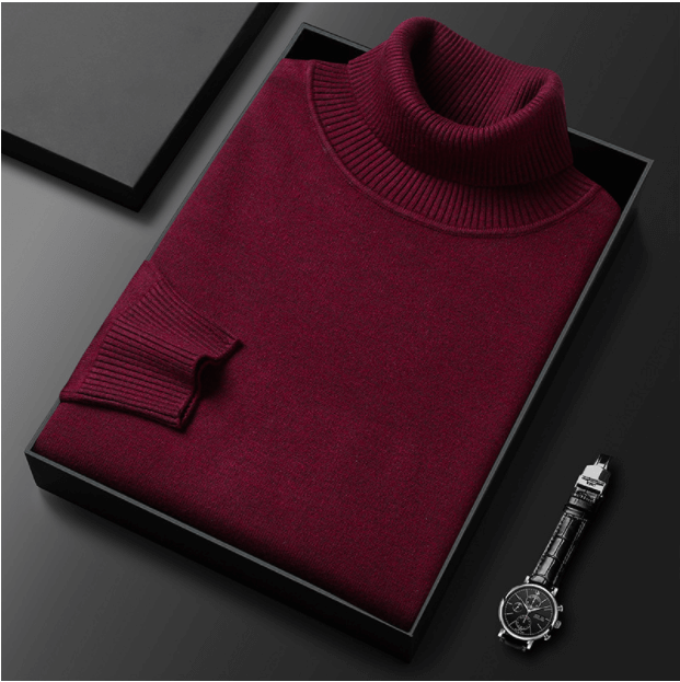 Hochwertiger Rollkragenpullover für Herren – Modell Torben