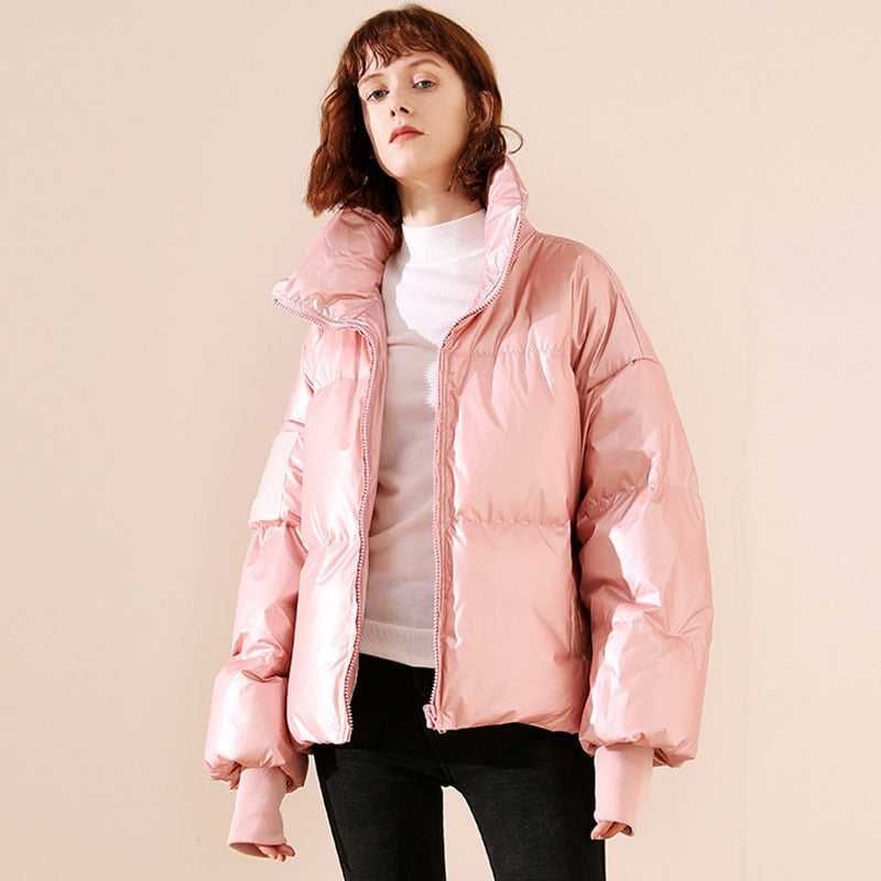 ModeGeist | Lucky Five Metallic Urban Oversize Jacke