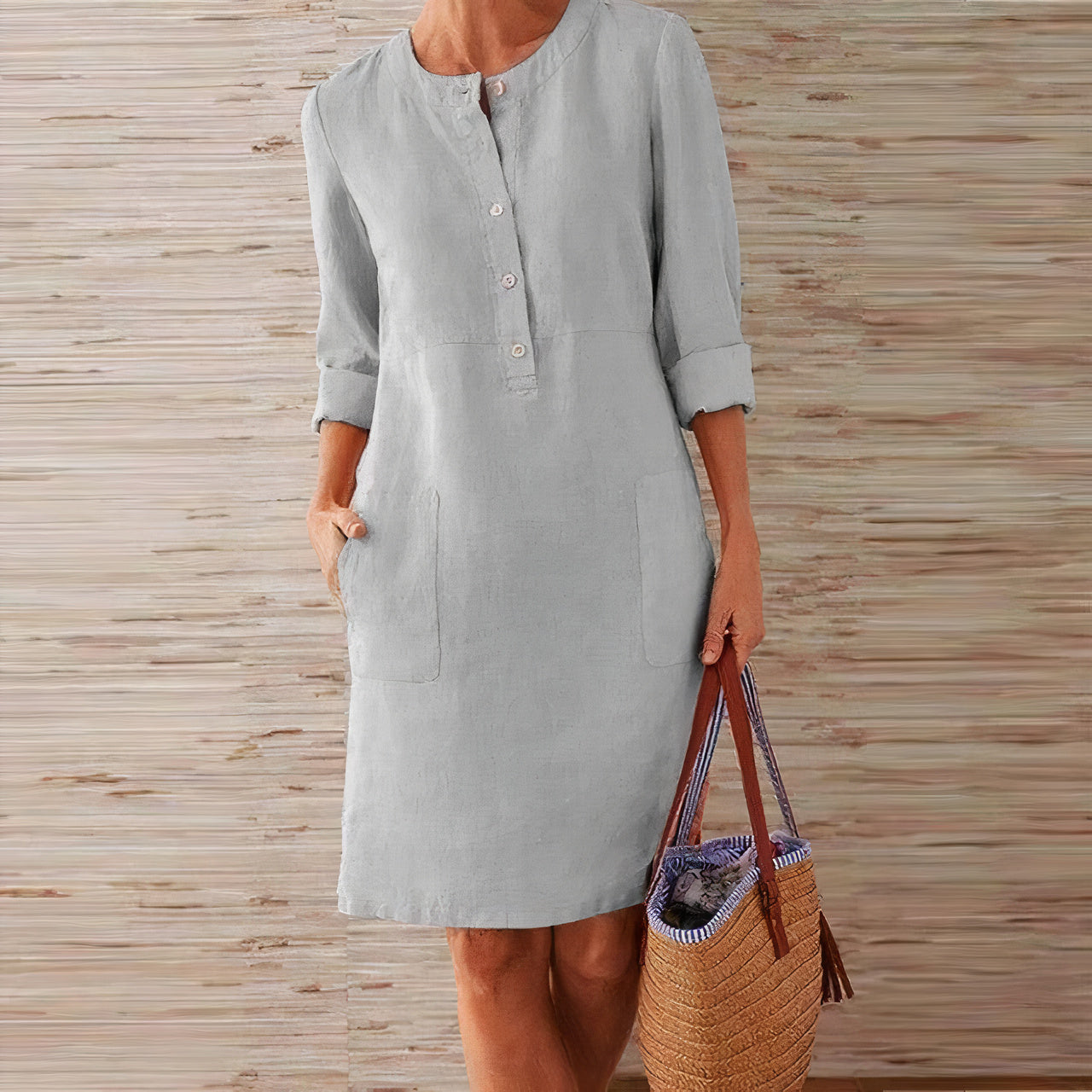 Komfortables Frühlings-Sommerkleid Ginny