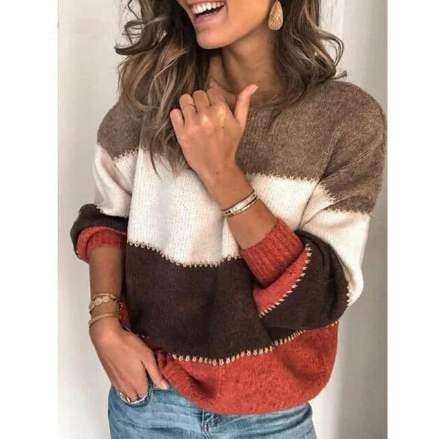 ModeGeist | O-Neck Pullover aus Weichem Garn
