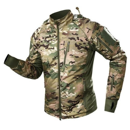 ModeGeist | Herren Camouflagejacke Wasserdicht