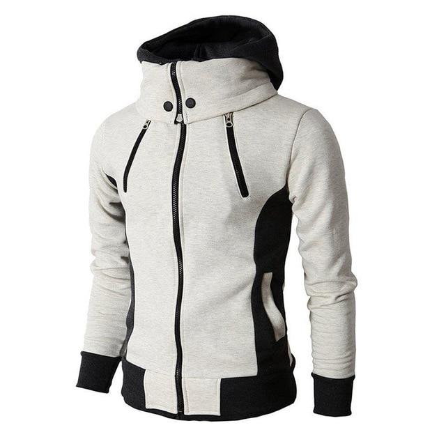Herren Winterjacke mit Kapuze in zwei Farben