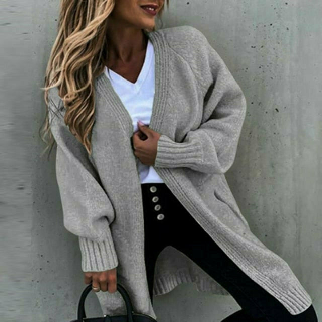 ModeGeist | Lockerer Fester Strickjacke