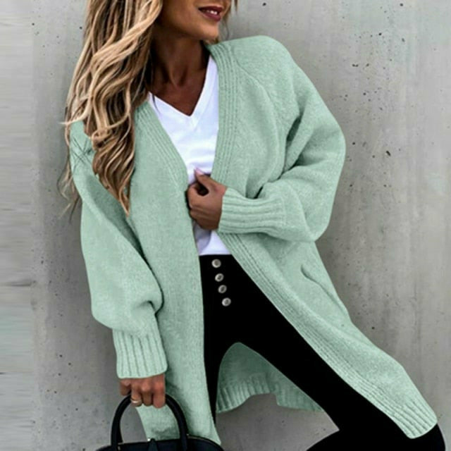 ModeGeist | Lockerer Fester Strickjacke