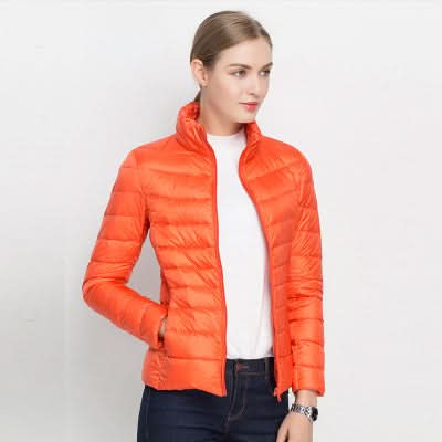 ModeGeist | Leuchtend Grüner Puffer für Herbst und Winter für Frauen