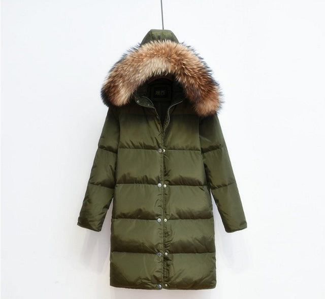 ModeGeist | Arctic Luxe - Elegante lange Jacke