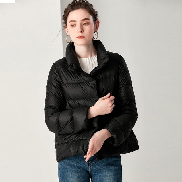 ModeGeist | Plume Elegant - Ultra leichte Daunen Plus Daunenjacke
