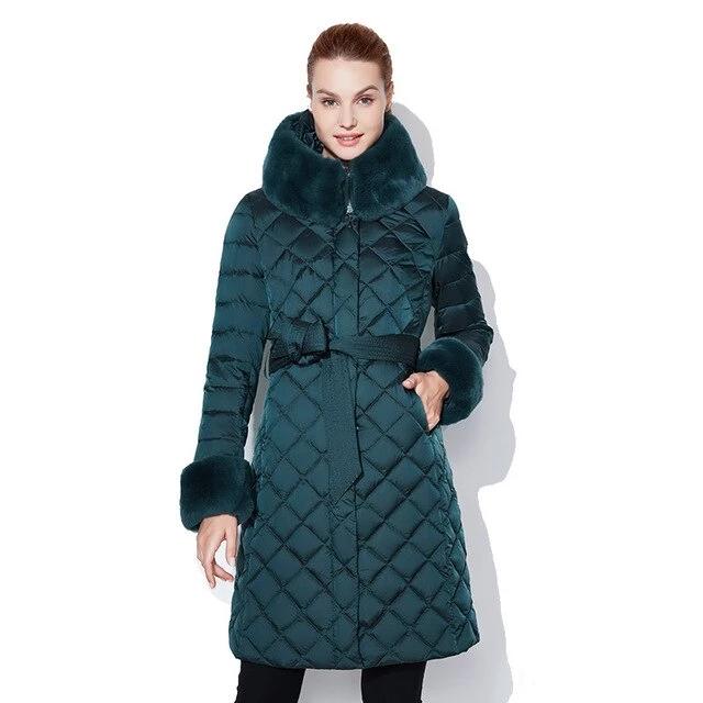 ModeGeist | Authentische Wärme" Langer Mantel inspiriert von russischer Eleganz