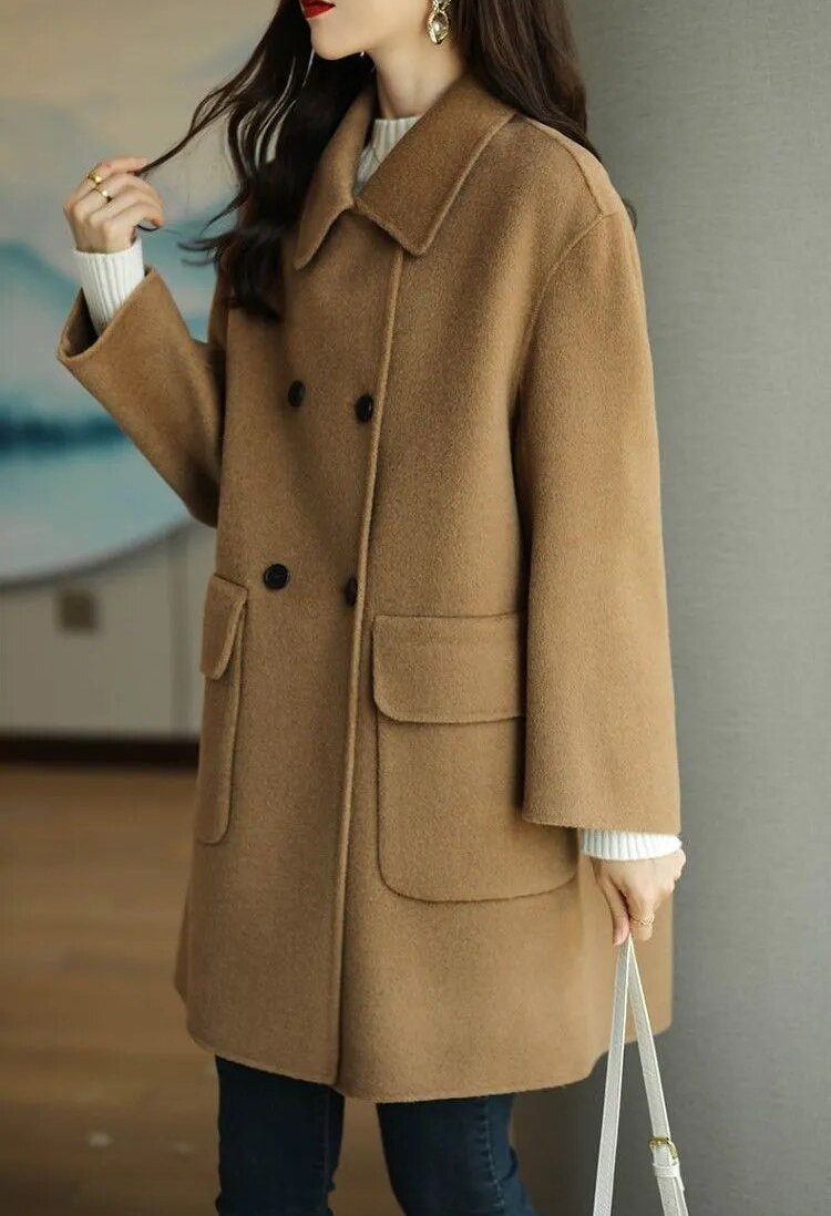 ModeGeist | Damen klassisches Jackett - stilvoll taillierte Übergangsjacke