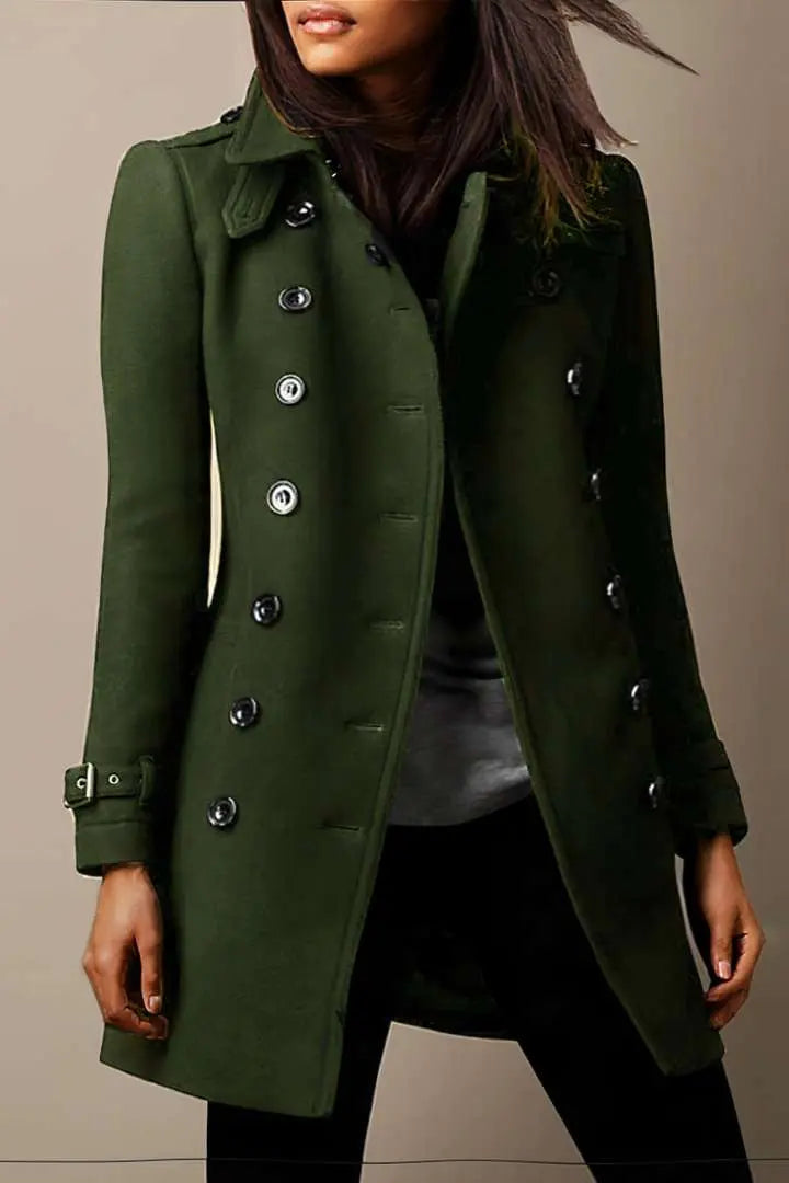 ModeGeist | Eleganter Langer Trenchcoat